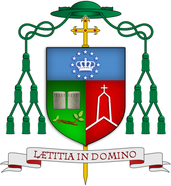 File:Coat of arms of Jose Elmer Imas Mangalinao as Auxiliary Bishop of ...